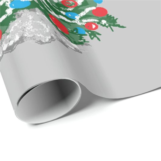 Weihnachtswrapping Paper, 1,50 cm x 2,5 m, Geschenkpapier (Rolleneckpunkt)