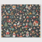 Weihnachtswrapping Paper 30 Zoll x 4,5 Fuß Geschenkpapier (Flach)