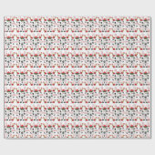 Weihnachtswrapping Paper Candy Canes Elf Geschenkpapier (Flach)