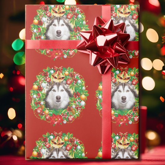 Weihnachtswrapping Paper DEINE FOTO Hunde Katzenju Geschenkpapier