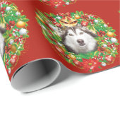 Weihnachtswrapping Paper DEINE FOTO Hunde Katzenju Geschenkpapier (Rolleneckpunkt)