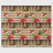 Weihnachtswrapping Paper Elf Geschenkpapier (Flach)