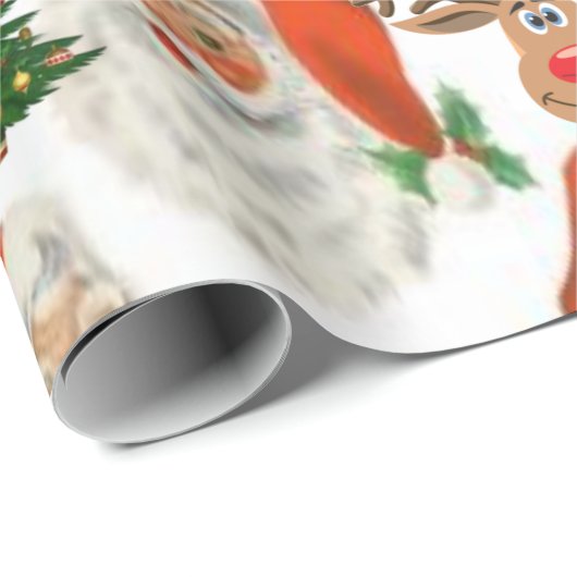 Weihnachtswrapping Paper Elf Geschenkpapier (Rolleneckpunkt)