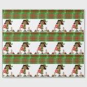 Weihnachtswrapping Paper Elf Geschenkpapier (Flach)