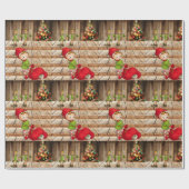 Weihnachtswrapping Paper Elf Geschenkpapier (Flach)