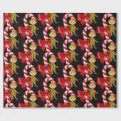 Weihnachtswrapping Paper Elf Geschenkpapier (Flach)