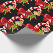 Weihnachtswrapping Paper Elf Geschenkpapier (Ecke)