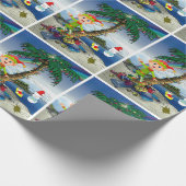 Weihnachtswrapping Paper Elf Geschenkpapier (Ecke)