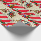 Weihnachtswrapping Paper Elf Geschenkpapier (Ecke)