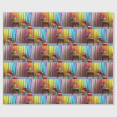 Weihnachtswrapping Paper Elf Geschenkpapier (Flach)