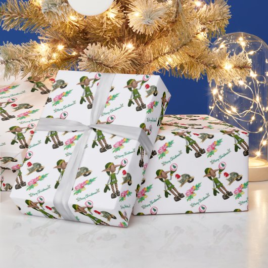 Weihnachtswrapping Paper Elf Possum Geschenkpapier (Feiertage)