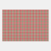 Weihnachtswrapping Paper Flat Sheet Set 3 Geschenkpapier Set (Vorderseite 2)