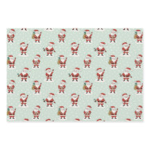 Weihnachtswrapping Paper Flat Sheet Set 3