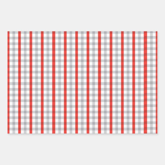 Weihnachtswrapping Paper Flat Sheet Set 3 Geschenkpapier Set (Vorderseite 2)