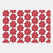 Weihnachtswrapping Paper Flat Sheet Set 3 Geschenkpapier Set (Vorderseite 2)