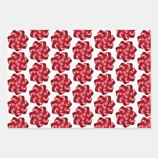 Weihnachtswrapping Paper Flat Sheet Set 3 Geschenkpapier Set (Vorderseite 2)