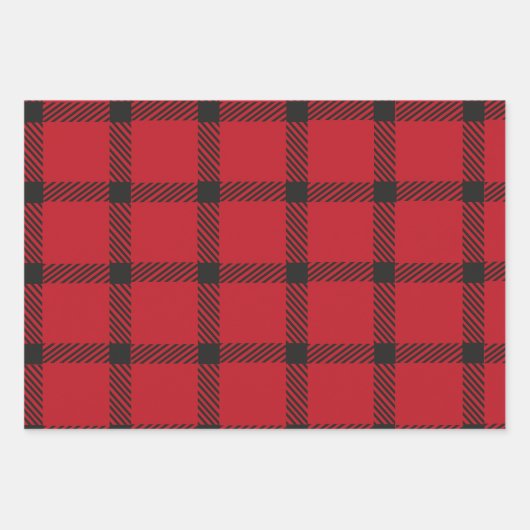 Weihnachtswrapping Paper Flat Sheet Set 3 Geschenkpapier Set (Vorderseite 2)