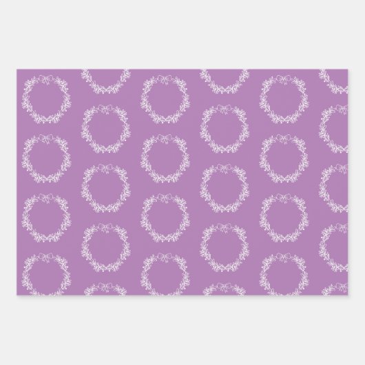 Weihnachtswrapping Paper Flat Sheet Set 3 Geschenkpapier Set (Vorderseite 2)