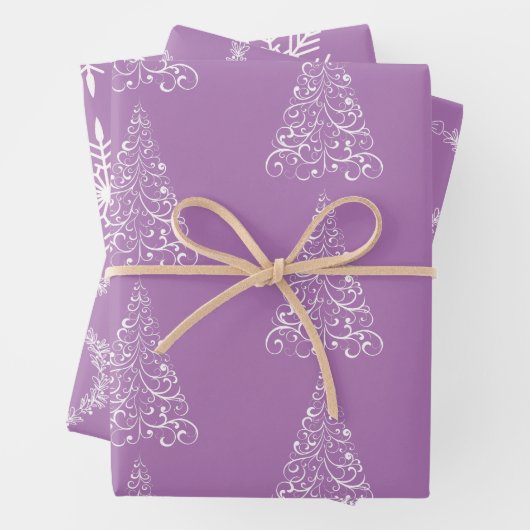 Weihnachtswrapping Paper Flat Sheet Set 3 Geschenkpapier Set (Beispiel)