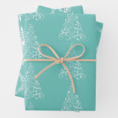 Weihnachtswrapping Paper Flat Sheet Set 3 Geschenkpapier Set (Beispiel)