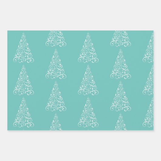 Weihnachtswrapping Paper Flat Sheet Set 3 Geschenkpapier Set (Vorderseite)