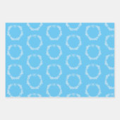 Weihnachtswrapping Paper Flat Sheet Set 3 Geschenkpapier Set (Vorderseite 2)