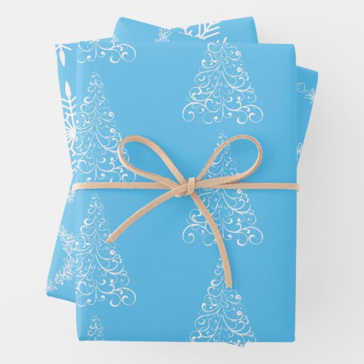 Weihnachtswrapping Paper Flat Sheet Set 3 Geschenkpapier Set (Beispiel)