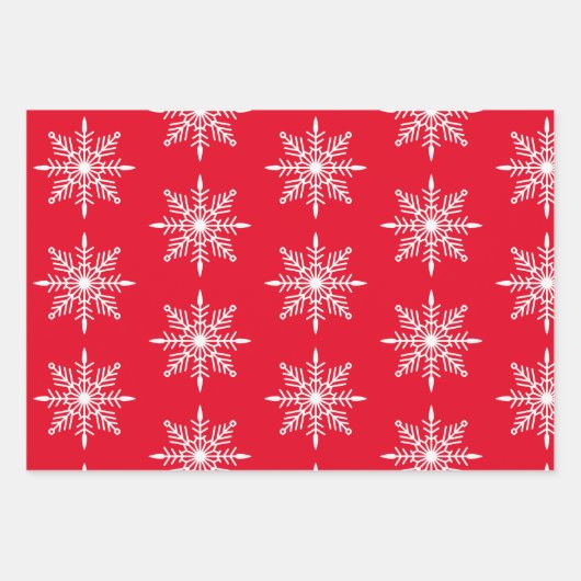 Weihnachtswrapping Paper Flat Sheet Set 3 Geschenkpapier Set (Vorderseite 3)