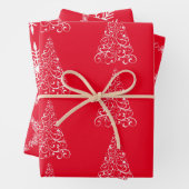 Weihnachtswrapping Paper Flat Sheet Set 3 Geschenkpapier Set (Beispiel)