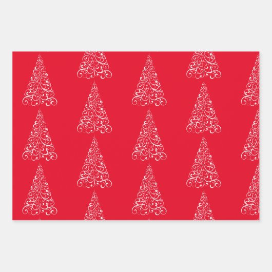 Weihnachtswrapping Paper Flat Sheet Set 3 Geschenkpapier Set (Vorderseite)