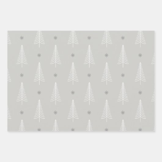 Weihnachtswrapping Paper Flat Sheet Set 3 Geschenkpapier Set (Vorderseite)