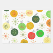 Weihnachtswrapping Paper Flat Sheet Set 3 Geschenkpapier Set (Vorderseite)