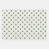 Weihnachtswrapping Paper Flat Sheet Set 3 Geschenkpapier Set (Vorderseite 2)