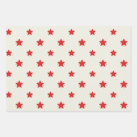 Weihnachtswrapping Paper Flat Sheet Set 3 Geschenkpapier Set (Vorderseite)