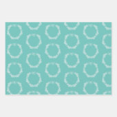 Weihnachtswrapping Paper Flat Sheet Set 3 Geschenkpapier Set (Vorderseite 2)