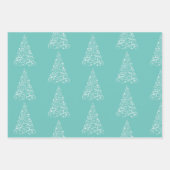 Weihnachtswrapping Paper Flat Sheet Set 3 Geschenkpapier Set (Vorderseite)