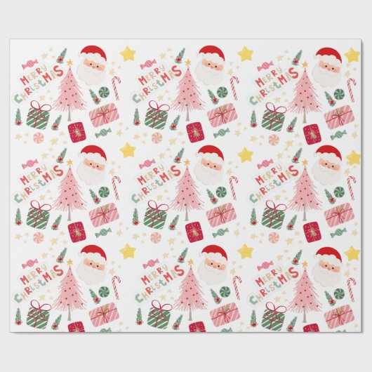 Weihnachtswrapping Paper Geschenkpapier (Flach)