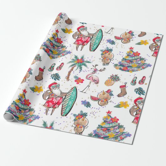 Weihnachtswrapping Paper Geschenkpapier (Ungerollt)
