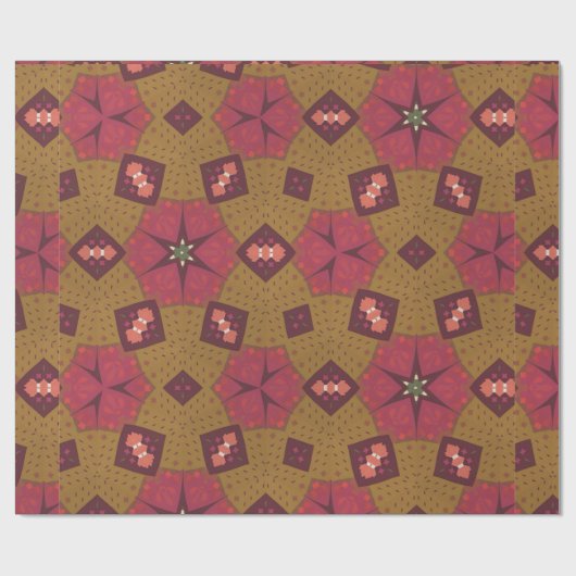 Weihnachtswrapping Paper Geschenkpapier (Flach)