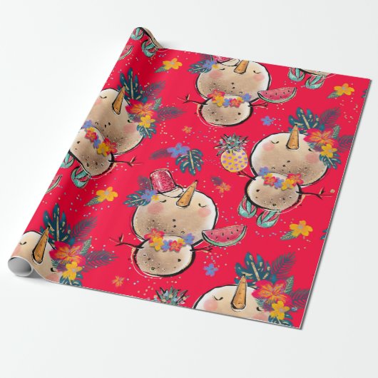 Weihnachtswrapping Paper Geschenkpapier (Ungerollt)