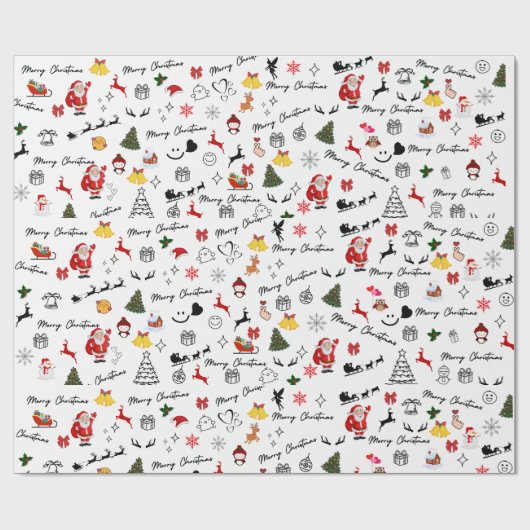 🎄 Weihnachtswrapping Paper Geschenkpapier (Flach)