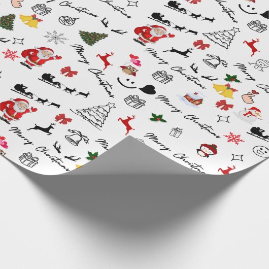 🎄 Weihnachtswrapping Paper Geschenkpapier (Ecke)