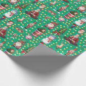 Weihnachtswrapping Paper Geschenkpapier (Ecke)
