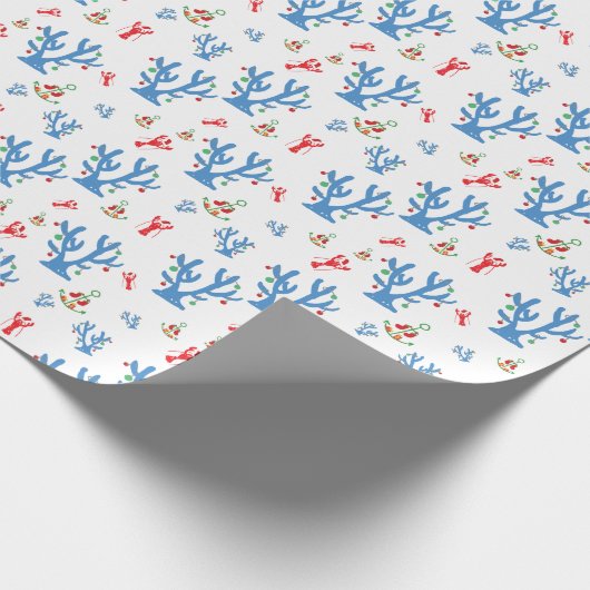 Weihnachtswrapping Paper Geschenkpapier (Ecke)