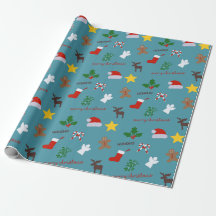 Weihnachtswrapping Paper