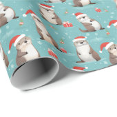 Weihnachtswrapping Paper Geschenkpapier (Rolleneckpunkt)