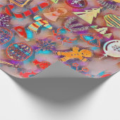 Weihnachtswrapping Paper Geschenkpapier (Ecke)