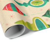 Weihnachtswrapping Paper Geschenkpapier (Rolleneckpunkt)