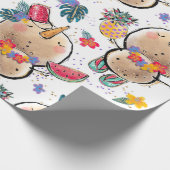 Weihnachtswrapping Paper Geschenkpapier (Ecke)