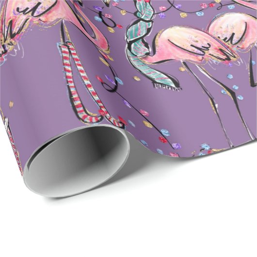 Weihnachtswrapping Paper Geschenkpapier (Rolleneckpunkt)